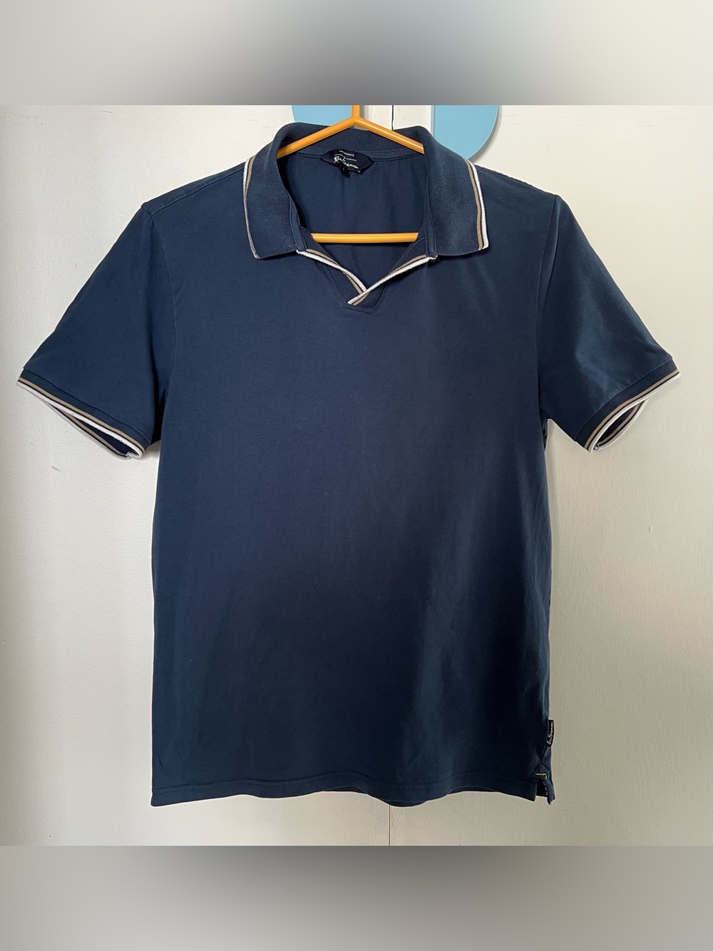 Ben Sherman Navy Twin Tipped Polo